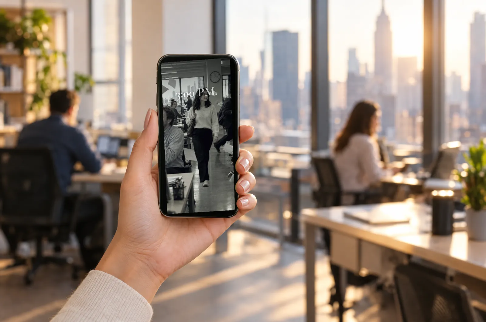 Instagram Reels, scrolled at the office at 3 PM — 3:00 PM. The world stops.